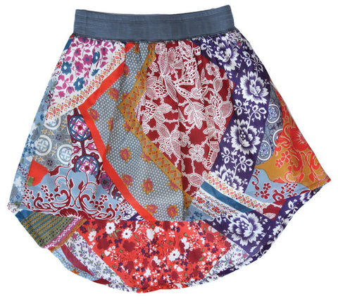 Origami Patches Skirt