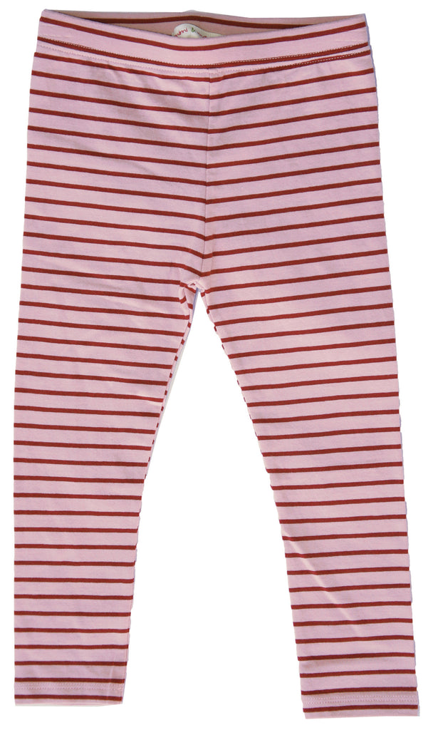 Lighthouse Stripe Leggings Pink-leggings