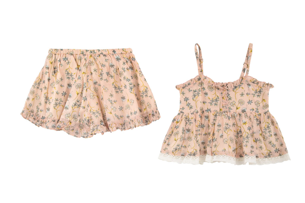 Blossom Cami & Short 2 Piece Set- Blush