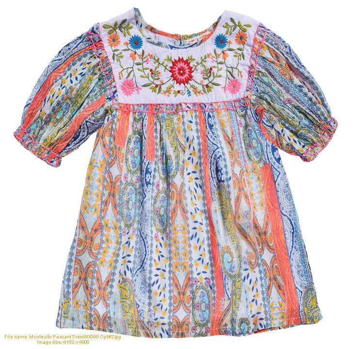 Montecito Peasant Dress